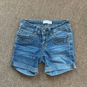Blue Denim Women's Shorts